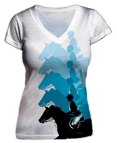 Blue Jumper Vneck