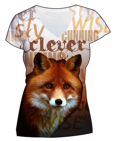 Clever Fox V-neck